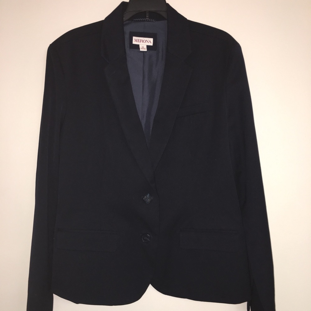 Navy blue blazer